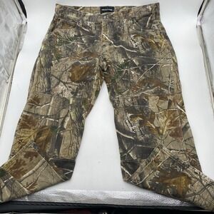 Realtree Hardwoods Double-knee Camo Jeans Pants Mens 38x30 Cotton VGC